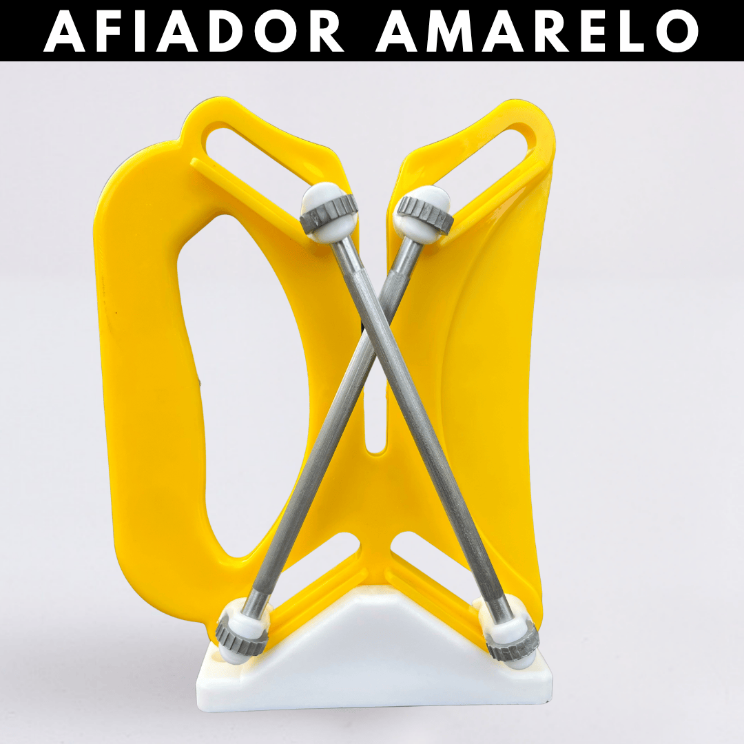Afiador De Facas Profissional - Amarelo