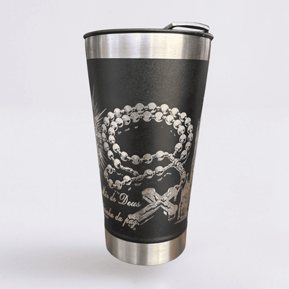 Nossa Senhora – Copo Térmico Personalizado 360° com Gravação a Laser