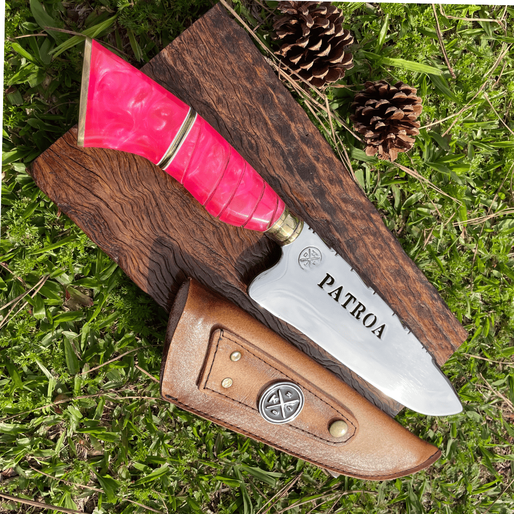 Faca Do Chef Patroa 4mm | Bainha + Seu Nome Grátis