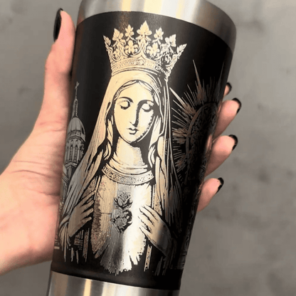 Nossa Senhora – Copo Térmico Personalizado 360° com Gravação a Laser