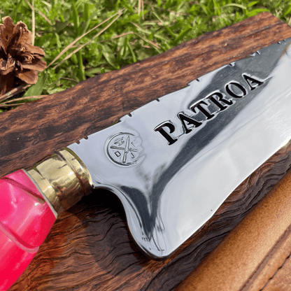 Faca Do Chef Patroa 4mm | Bainha + Seu Nome Grátis