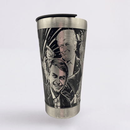 Mito & EUA #04 – Copo Térmico Preto Personalizado 360° a Laser + Brinde