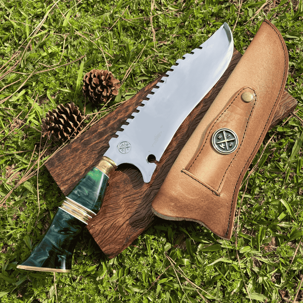 Faca Picanheira Rambo 4mm | Frete Grátis + Bainha + Seu Nome Grátis