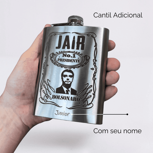Cesta Flávio 2026 - Edição Brasil | Copo Térmico + 3 Itens | Frete Grátis